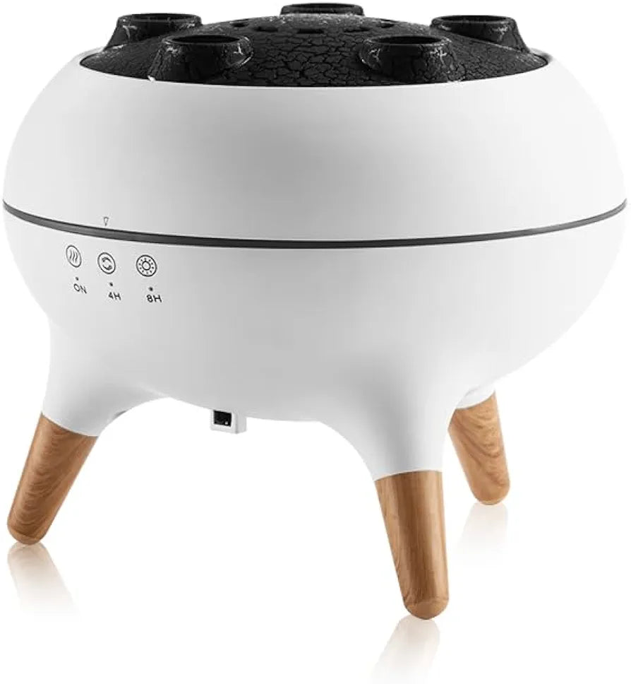 Dynamic Jellyfish Air Humidifier & Jellyfish Essential Oil Diffuser for Home, Office, Yoga - 7 Color-Changing Lights, Remote Control, 4H/8H Timer Setting, Auto Shut-Off 250ml