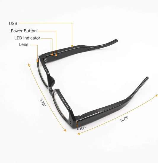 Glass Camera Invisible Lens No Hole Complete Camera HD Video Audio Glass Hd 1080p Eyewear Indoor Outdoor Video Recording Camera for Meeting, Travel (Glass Camera)