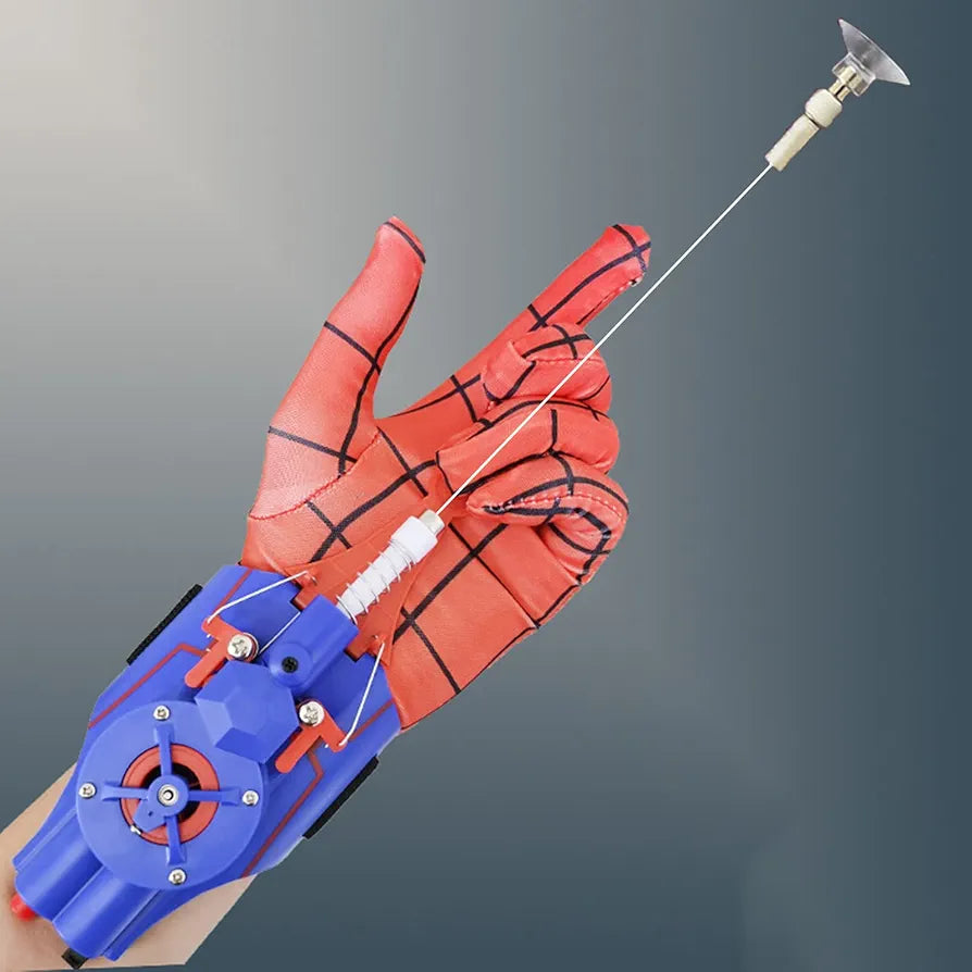 Web Launcher Spider String Shooter Toy, Web Shooters Cool Gadgets Reel-in Real Silk Superhero Role-Play Fun Stuff Toys Great for Men and Kids
