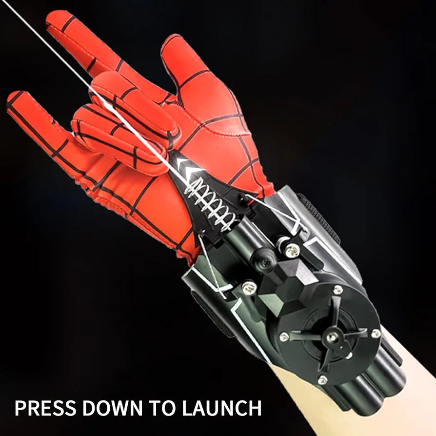 Web Launcher Spider String Shooter Toy, Web Shooters Cool Gadgets Reel-in Real Silk Superhero Role-Play Fun Stuff Toys Great for Men and Kids