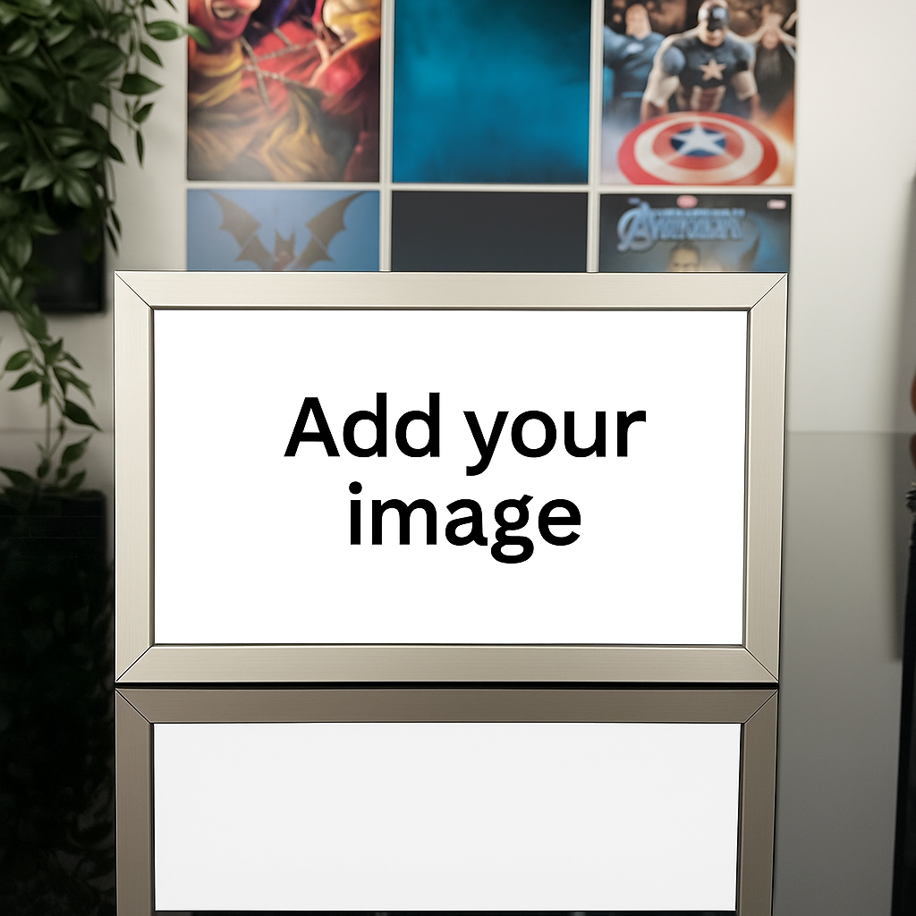 Custom  lightbox Led - Durable and easy to use, this lightbox brings your favorite heroes to life with a captivating glow.