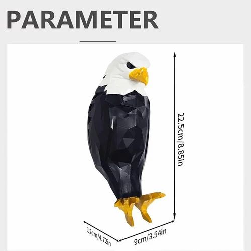 Eagle Wall Light, American Eagle Night Light with Remote Control, Magnetic Wall Mounted Eagle Lamp for Bedroom, Living Room, Hallway, Battery Operated and Removable Charging Eagle Light