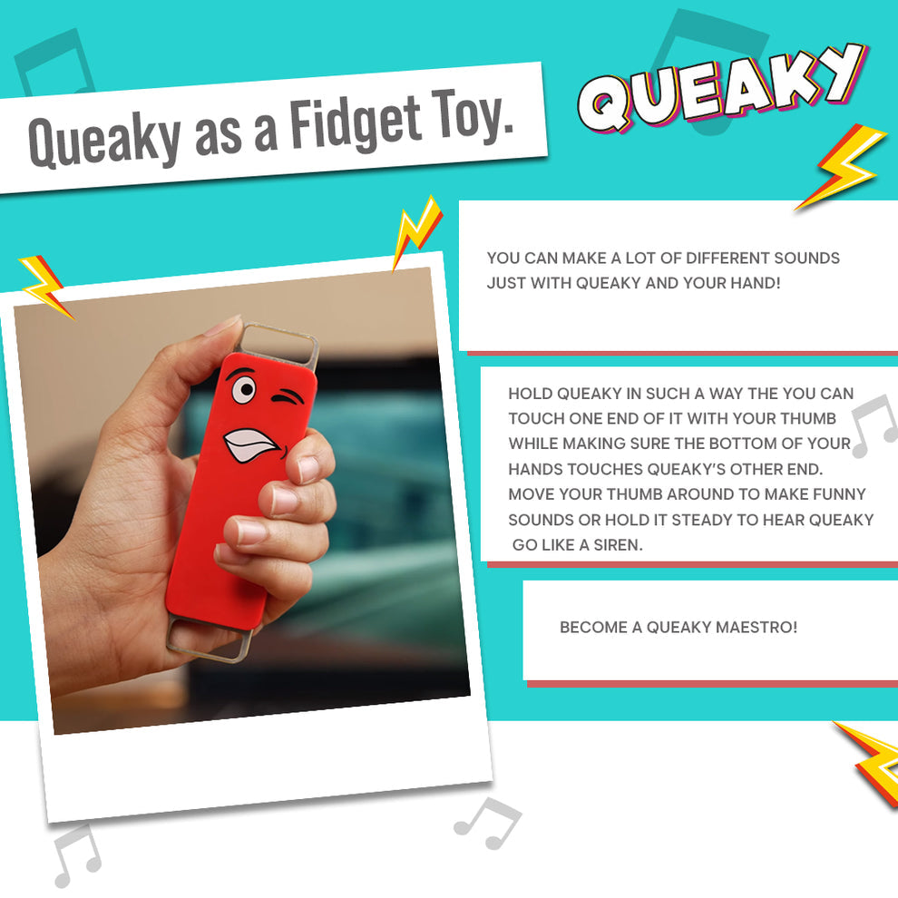 Blix Queaky- STEM Toy, Experimental Toy, Learning Toy, Creative Toy, Educational Toy, Best Gift Toy for Kids, Queaky is not just Musical and Sound Toy, Learn Through Play