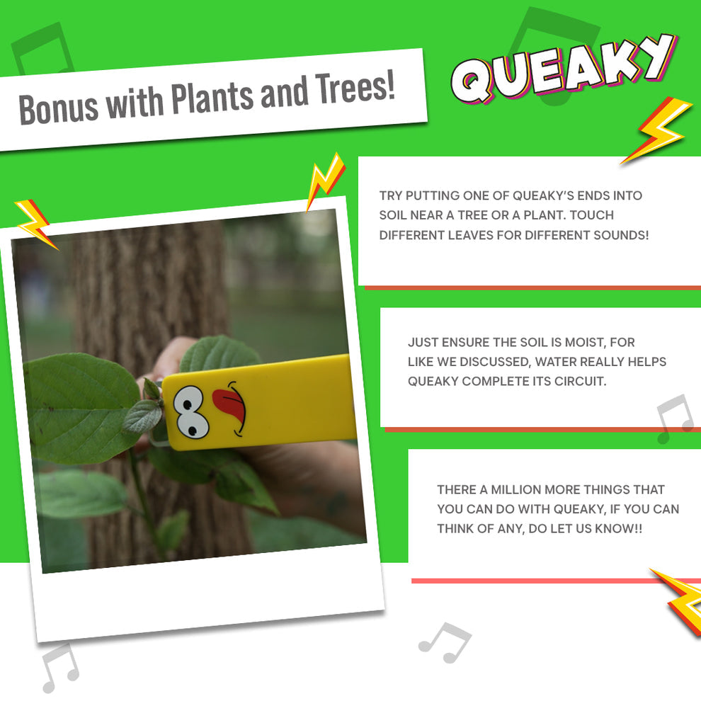 Blix Queaky- STEM Toy, Experimental Toy, Learning Toy, Creative Toy, Educational Toy, Best Gift Toy for Kids, Queaky is not just Musical and Sound Toy, Learn Through Play