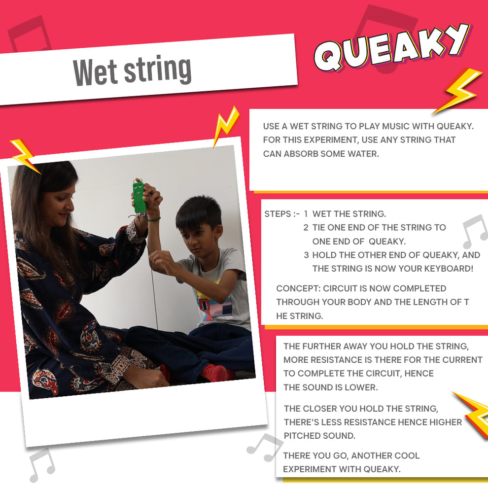 Blix Queaky- STEM Toy, Experimental Toy, Learning Toy, Creative Toy, Educational Toy, Best Gift Toy for Kids, Queaky is not just Musical and Sound Toy, Learn Through Play